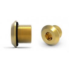 HAWKE 487 DOMED HEAD BRASS STOPPING PLUG, M20, EXD/EXE, ATEX/IECE, IP66