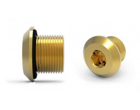 HAWKE 487 DOMED HEAD BRASS STOPPING PLUG, M20, EXD/EXE, ATEX/IECE, IP66
