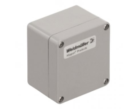 WEIDMULLER, #1305810000, KLIPPON POK 080806, GRP ENCLOSURE, GREY, SIZE: 75 X 80 X 55 MM , IP66